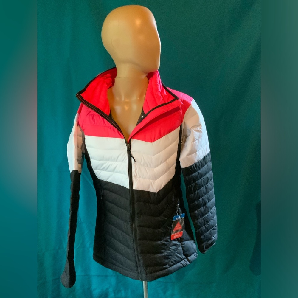 Columbia Women’s Large COLOR-BLOCK Powder Lite Thermal Reflective OMNI-HEAT NWT